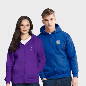 Herenhoodie met rits