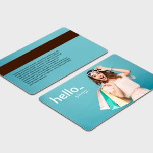 PVC pasjes met magneetstrip HiCo