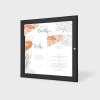 Menuhouder lijst met LED verlichting