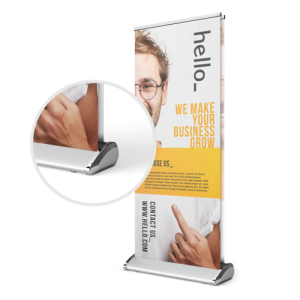 Dubbele roll-up banner